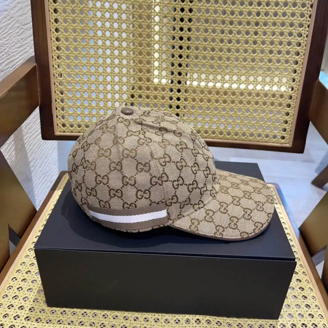 Gucci GG canvas baseball hat with Web 200035