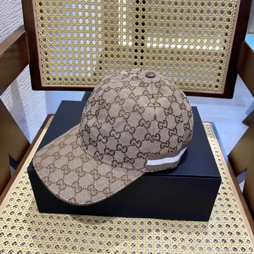 Gucci GG canvas baseball hat with Web 200035