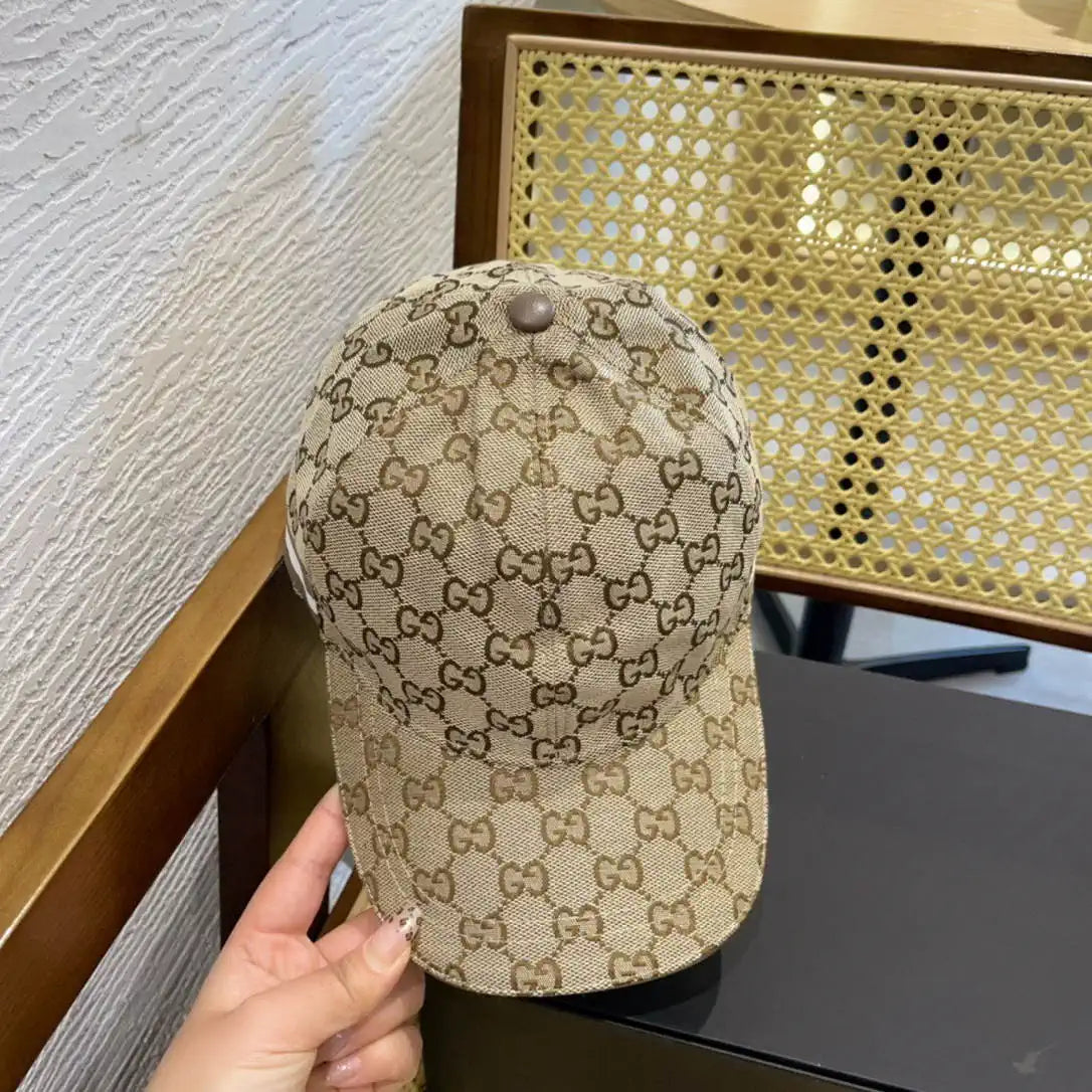 Gucci GG canvas baseball hat with Web 200035