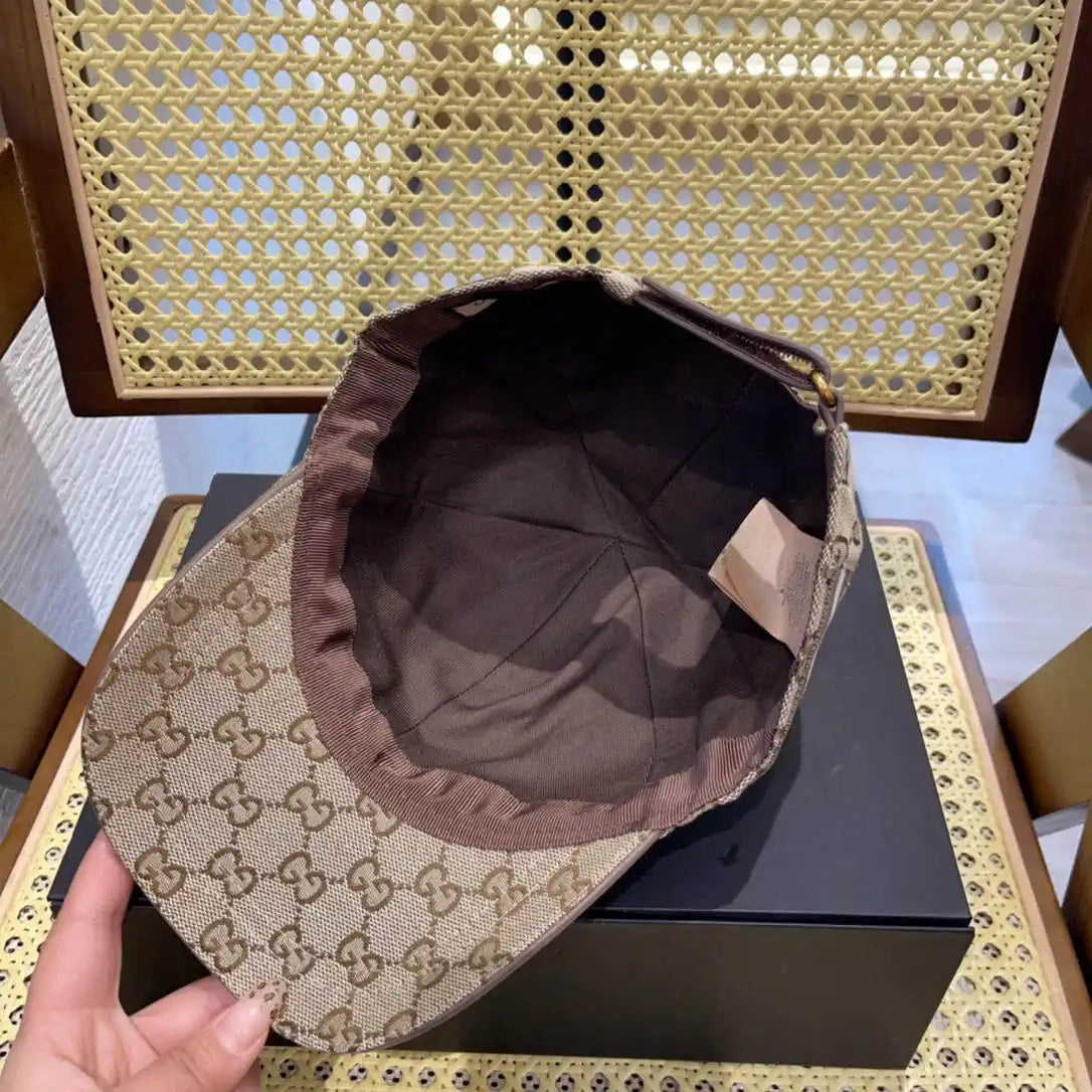 Gucci GG canvas baseball hat with Web 200035
