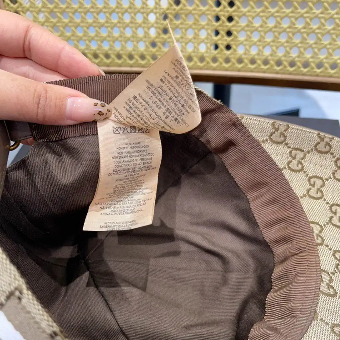 Gucci GG canvas baseball hat with Web 200035
