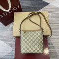 Gucci GG Emblem nano bucket bag 847090 Beige & Brown