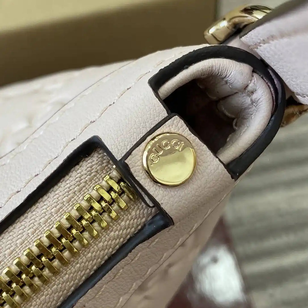 Gucci GG Emblem small shoulder bag 847450 Beige