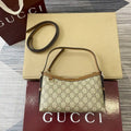 Gucci GG Emblem small shoulder bag 847450 Beige & Brown