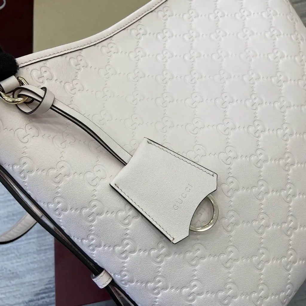 Gucci GG Emblem small shoulder bag 848881 Light Beige