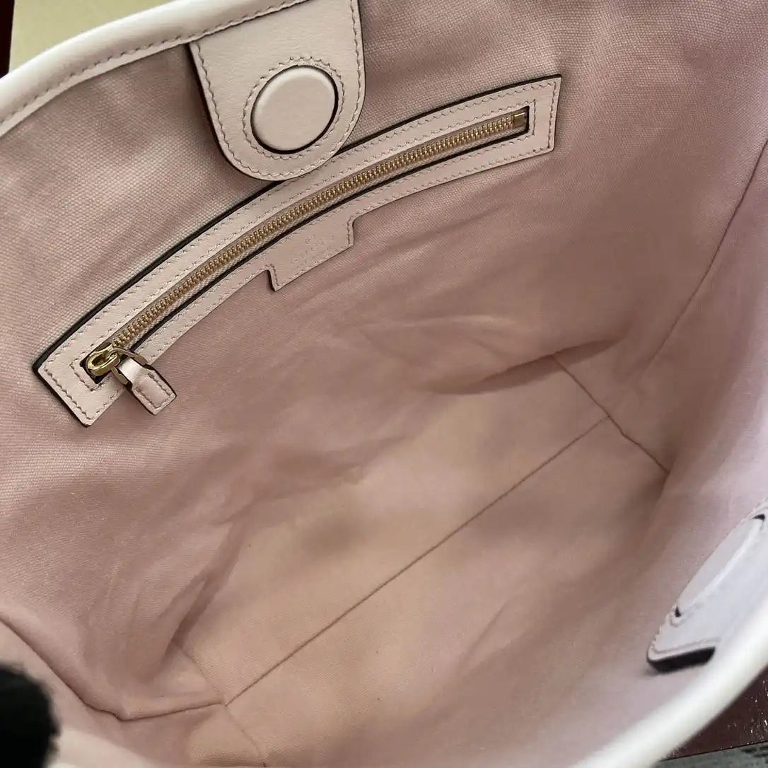 Gucci GG Emblem small shoulder bag 848881 Light Beige