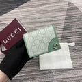 Gucci GG Emblem small wallet 820692 Green