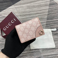 Gucci GG Emblem small wallet 820692 Pink
