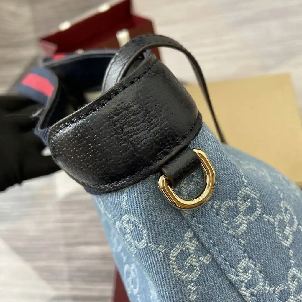 Gucci Giglio XL large tote bag 853971 Blue & White
