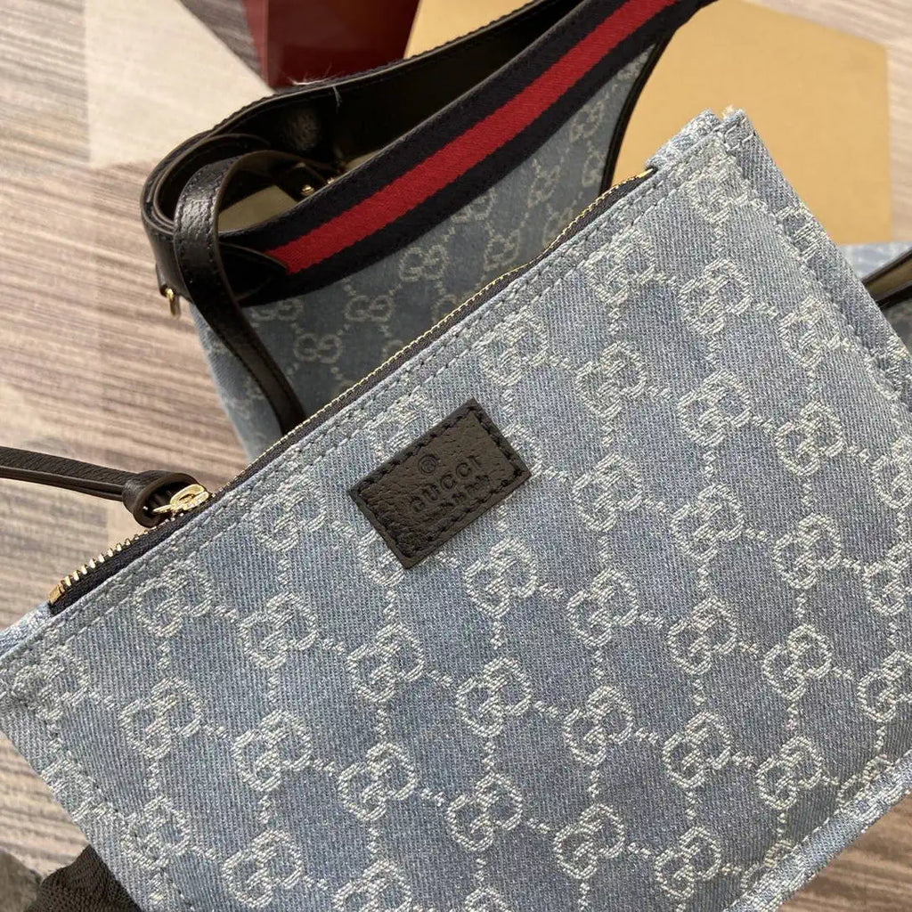 Gucci Giglio XL large tote bag 853971 Blue & White