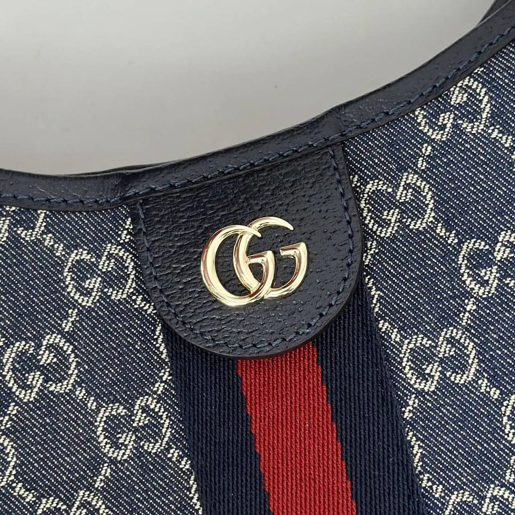Gucci Giglio XL large tote bag 853971 navy Blue