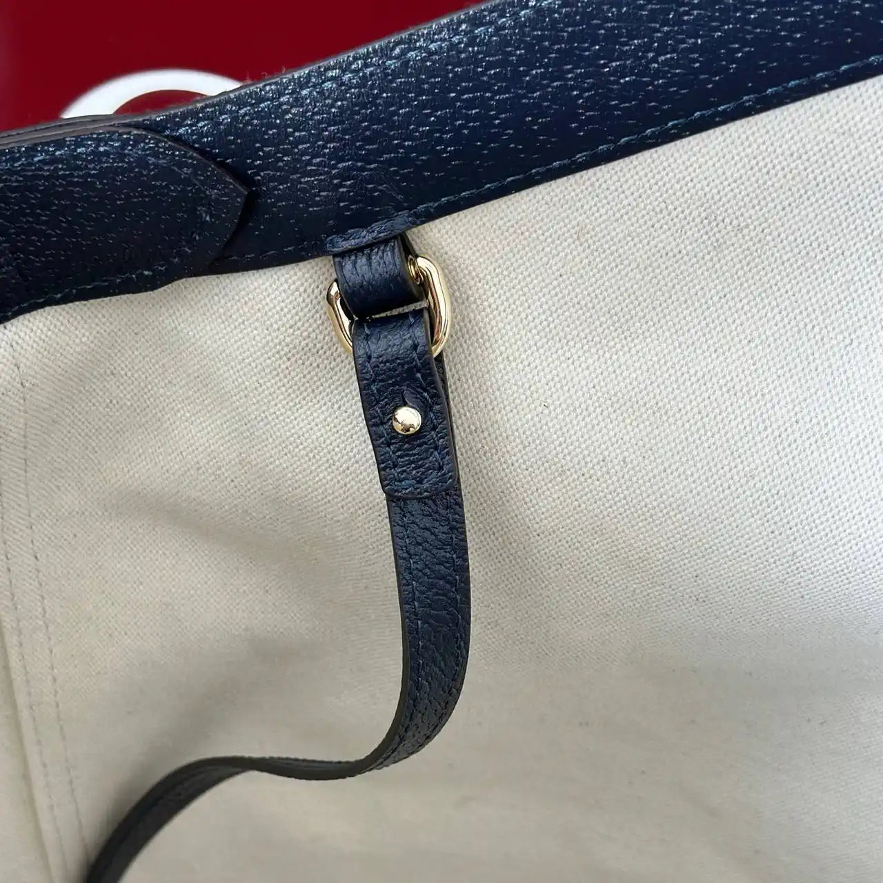 Gucci Giglio XL large tote bag 853971 navy Blue