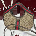 Gucci Giglio small tote bag 860845 Beige Brown