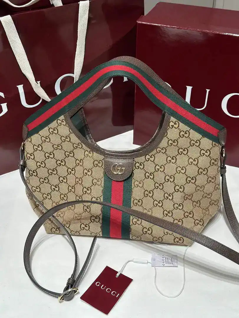 Gucci Giglio small tote bag 860845 Beige Brown
