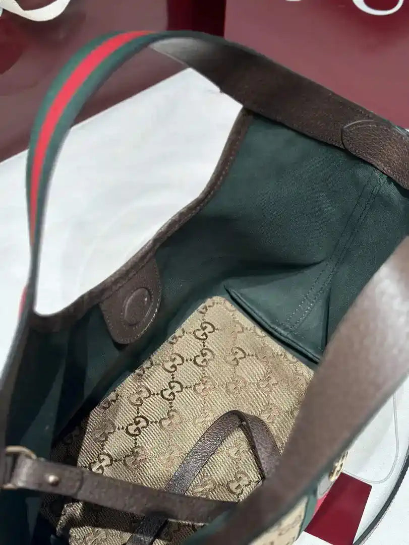 Gucci Giglio small tote bag 860845 Beige Brown
