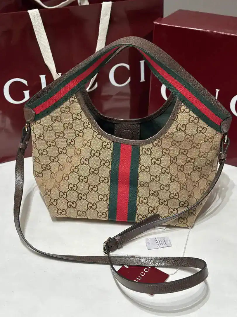 Gucci Giglio small tote bag 860845 Beige Brown