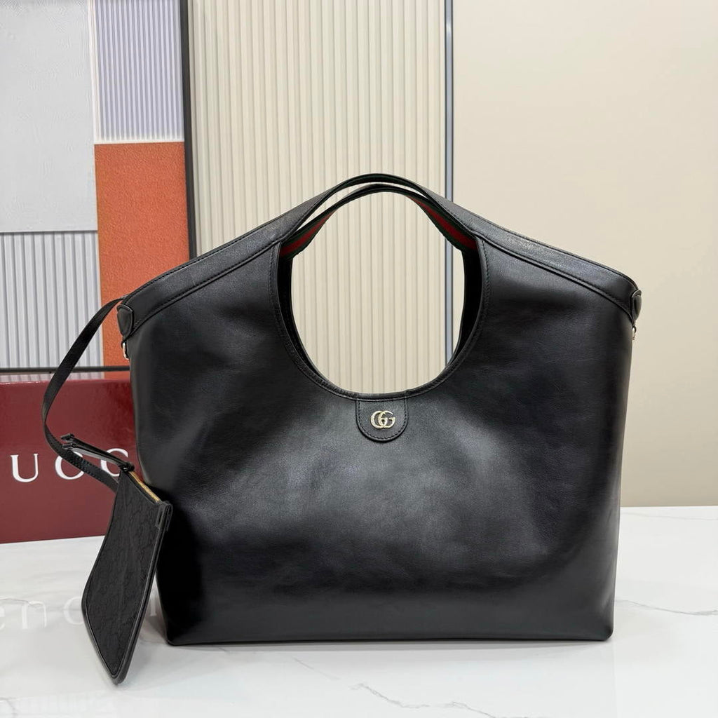 Gucci Giglio Large tote bag 853971  Black leather