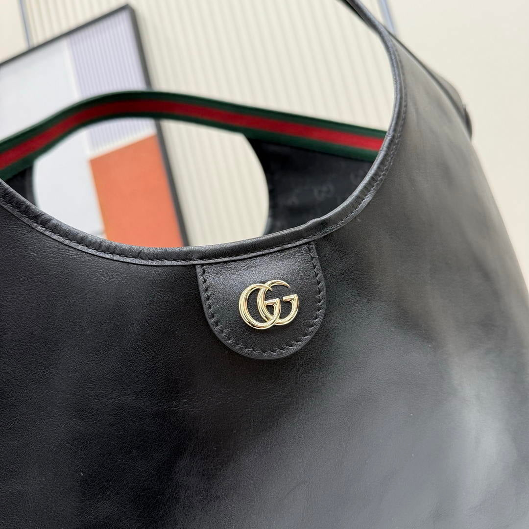 Gucci Giglio Large tote bag 853971  Black leather