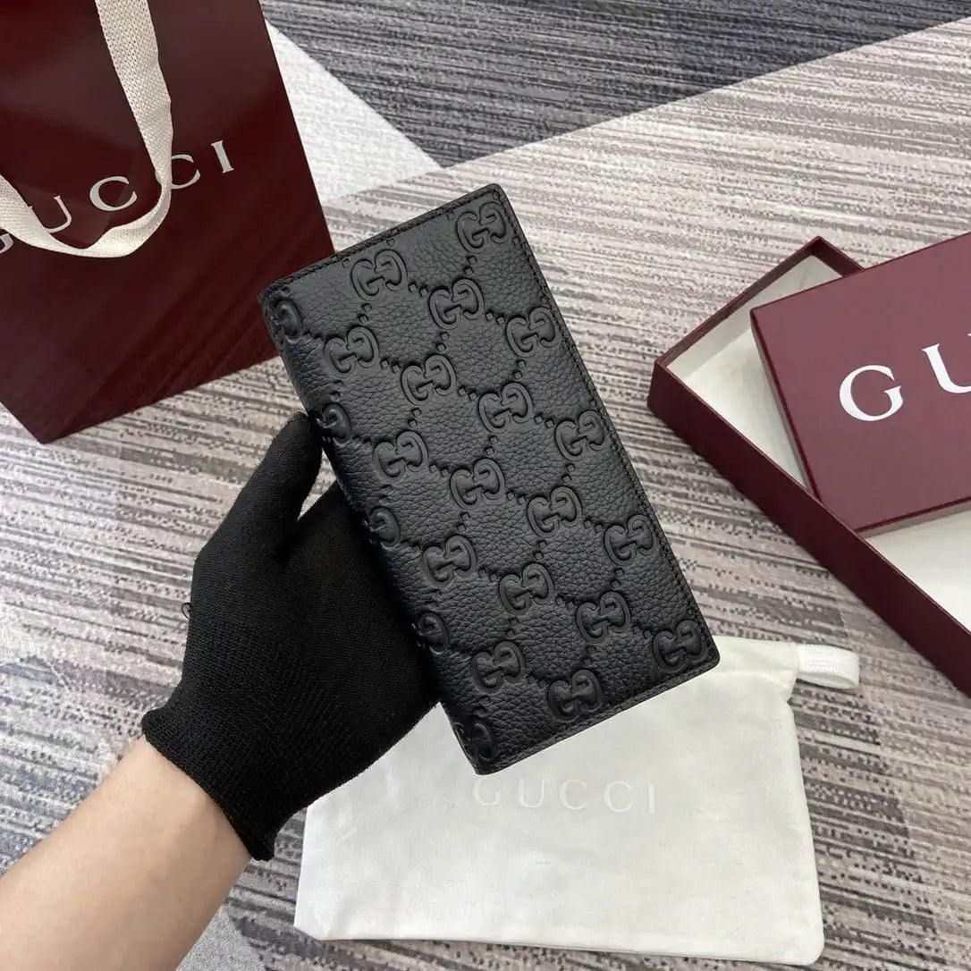 Gucci GG Imprint long wallet 835014 Black