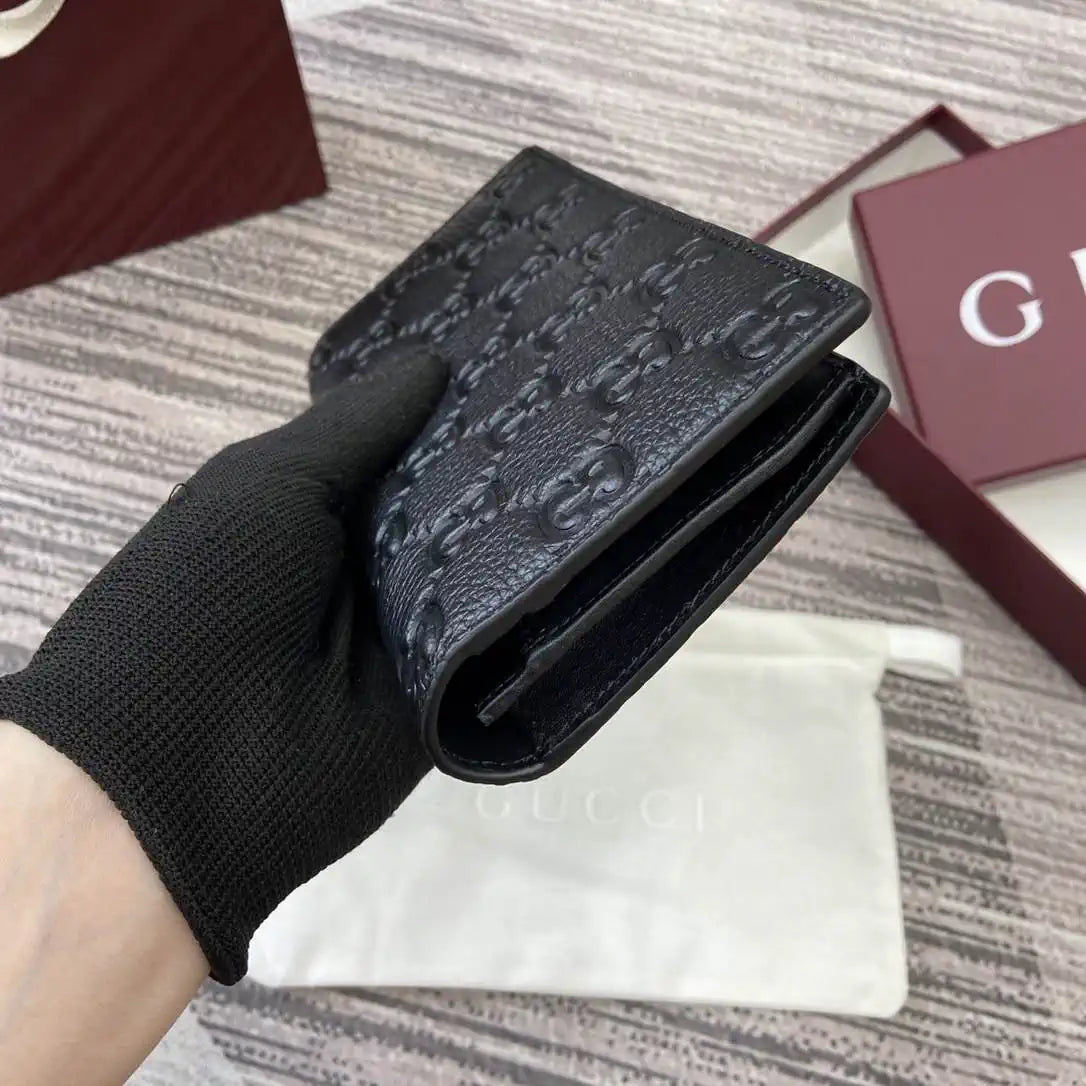 Gucci GG Imprint long wallet 835014 Black