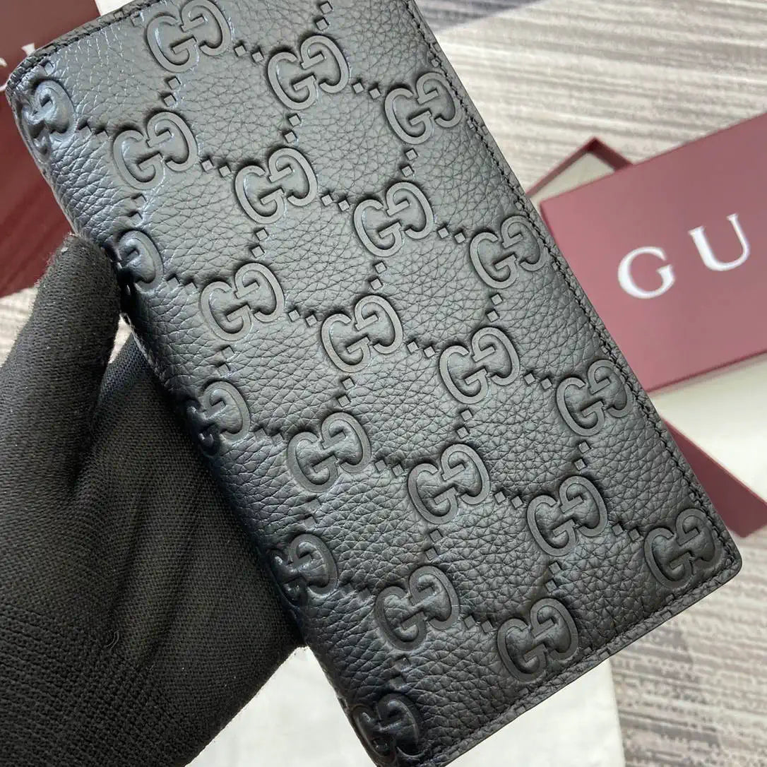 Gucci GG Imprint long wallet 835014 Black