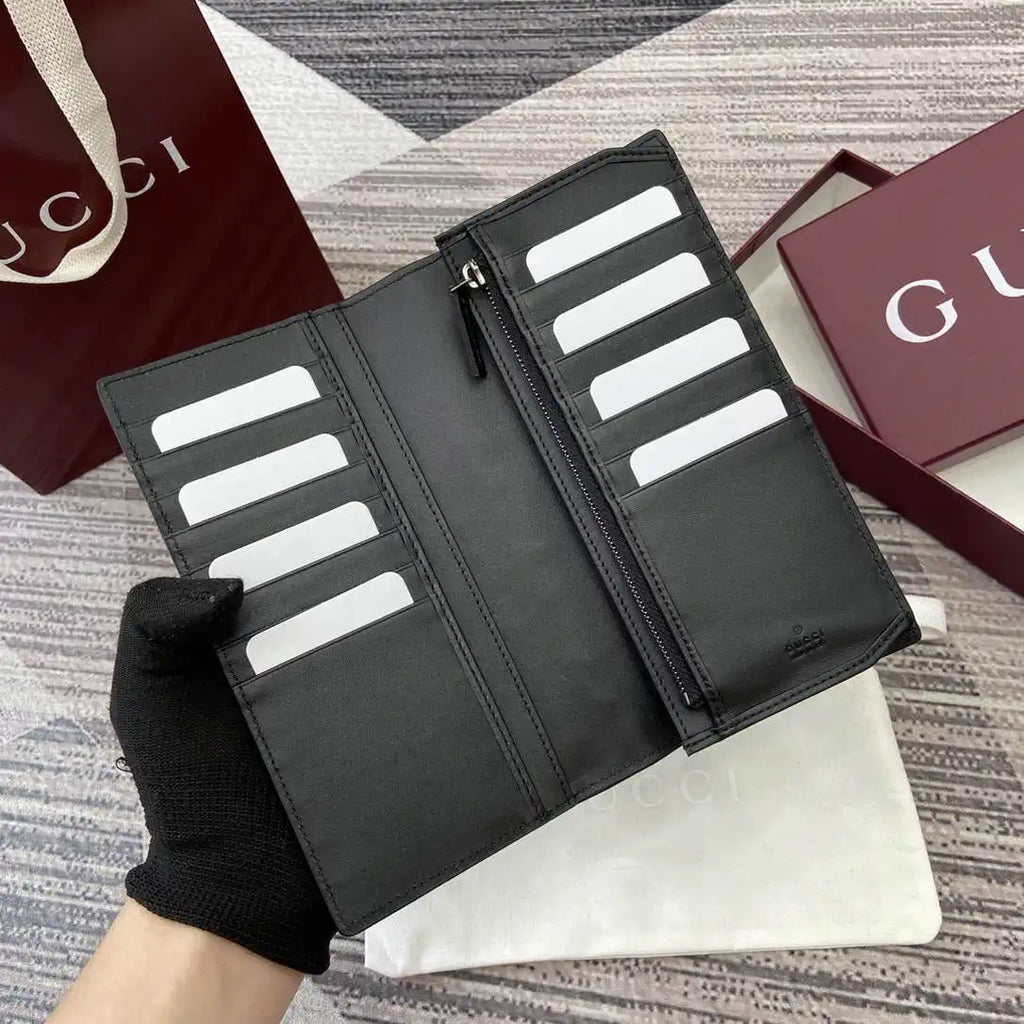 Gucci GG Imprint long wallet 835014 Black
