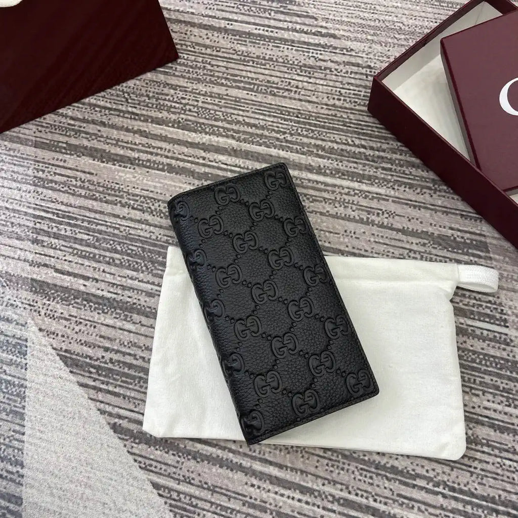 Gucci GG Imprint long wallet 835014 Black