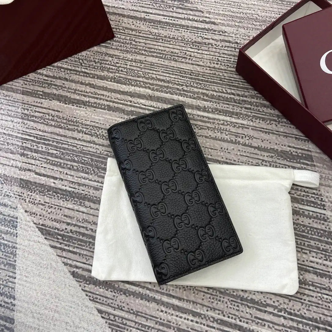 Gucci GG Imprint long wallet 835014 Black