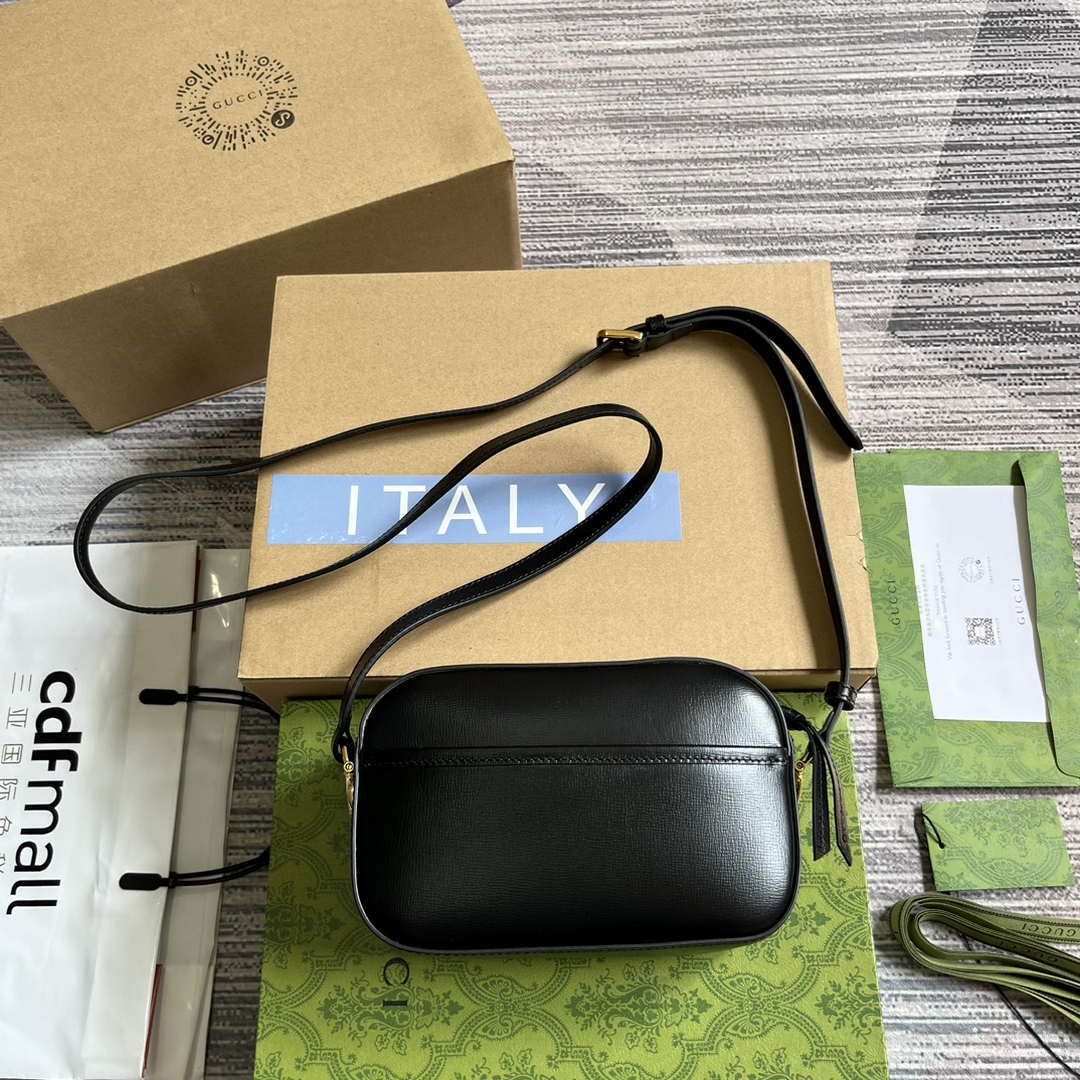 Gucci Horsebit 1955 mini shoulder bag 760196 Black