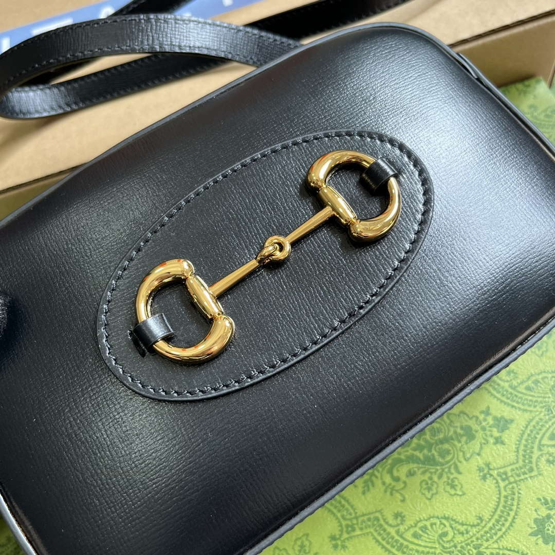 Gucci Horsebit 1955 mini shoulder bag 760196 Black - Default Title - View 6