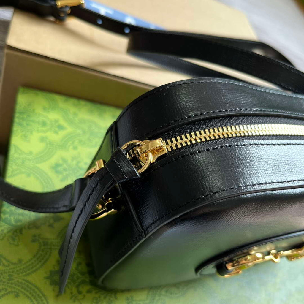 Gucci Horsebit 1955 mini shoulder bag 760196 Black