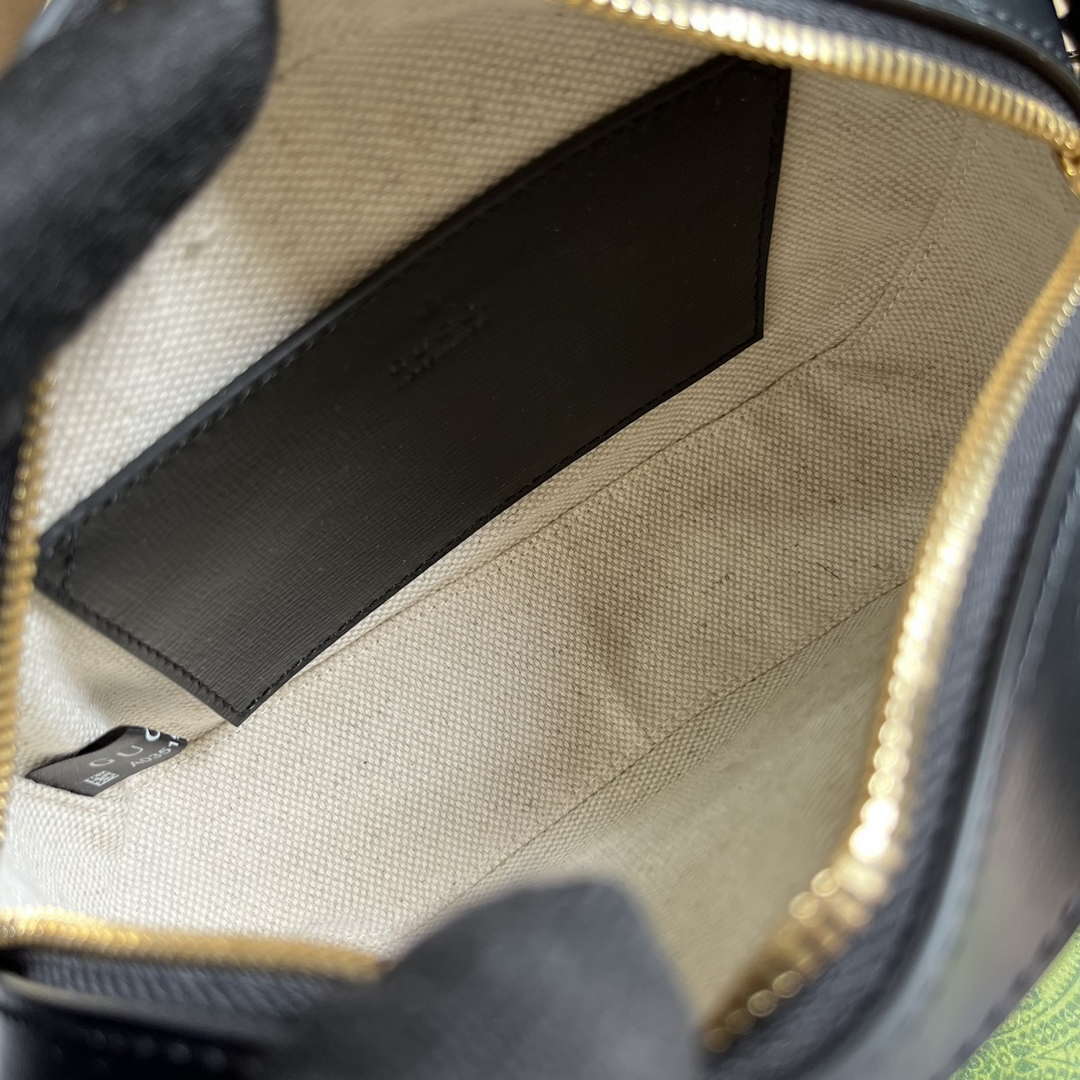 Gucci Horsebit 1955 mini shoulder bag 760196 Black