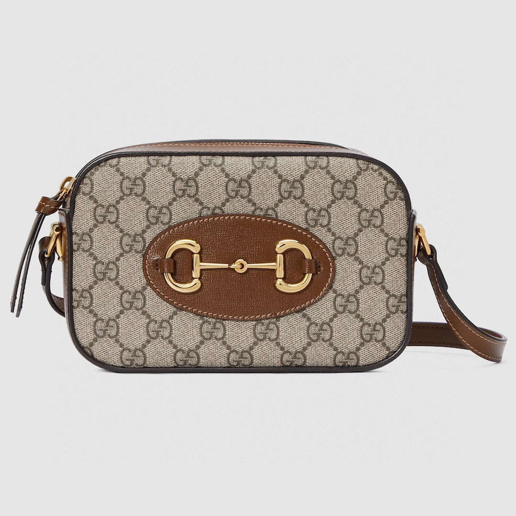 Gucci Horsebit 1955 mini shoulder bag 760196 Brown &Beige
