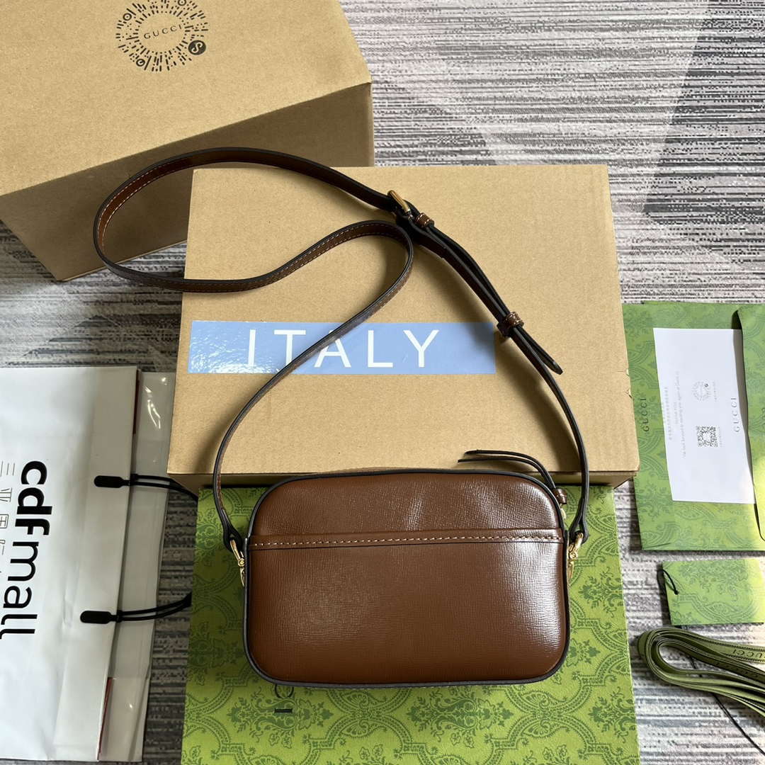 Gucci Horsebit 1955 mini shoulder bag 760196 Brown - Default Title - View 3