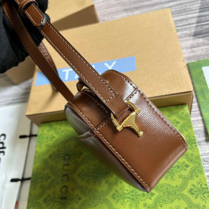 Gucci Horsebit 1955 mini shoulder bag 760196 Brown - Default Title - View 4