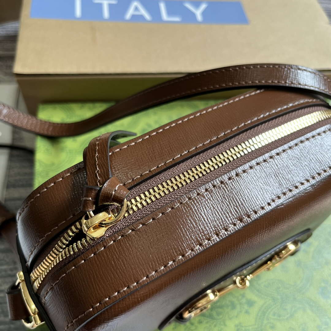 Gucci Horsebit 1955 mini shoulder bag 760196 Brown - Default Title - View 6