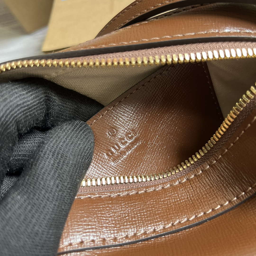 Gucci Horsebit 1955 mini shoulder bag 760196 Brown