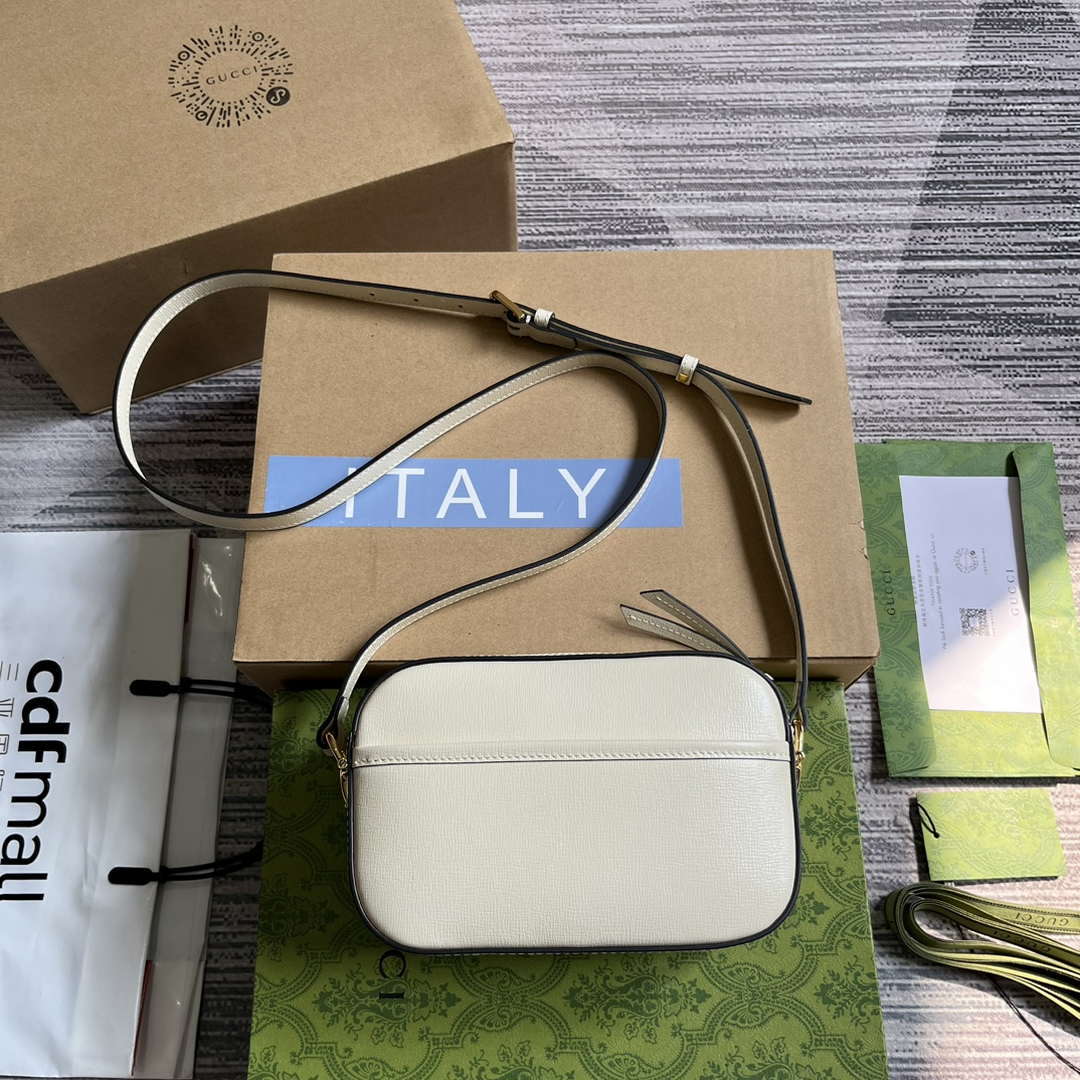 Gucci Horsebit 1955 mini shoulder bag 760196 White