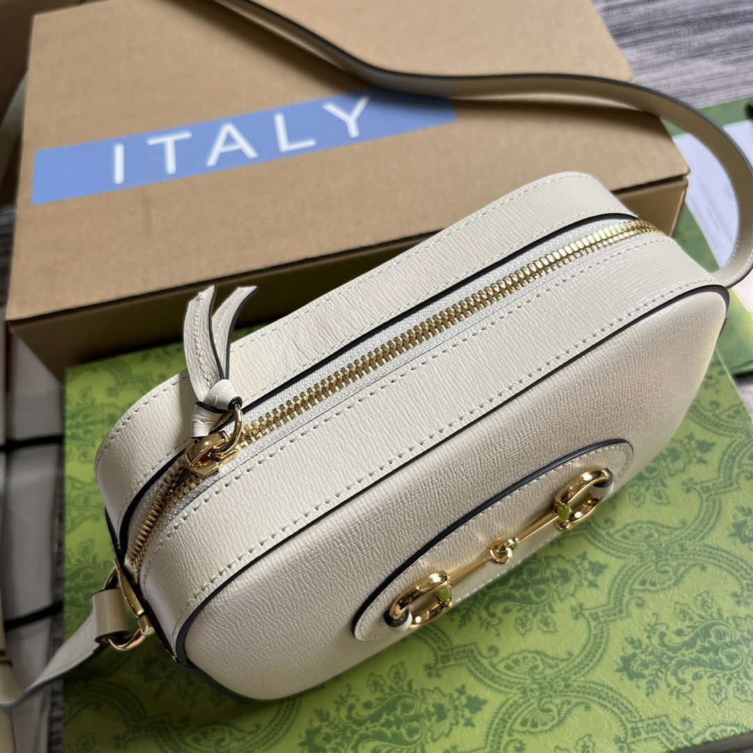 Gucci Horsebit 1955 mini shoulder bag 760196 White - Default Title - View 9