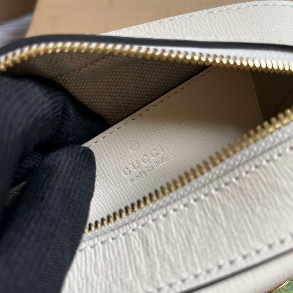 Gucci Horsebit 1955 mini shoulder bag 760196 White