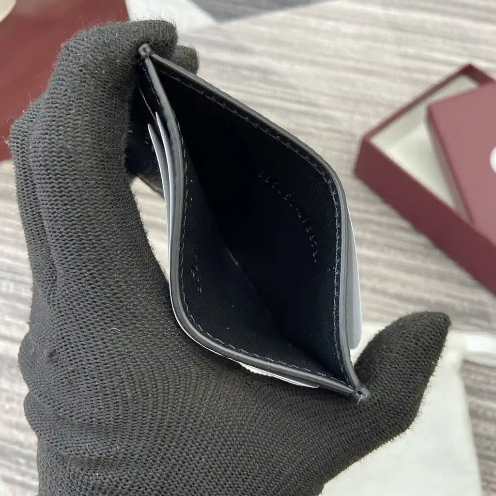 Gucci Imprint card case 835151 Black