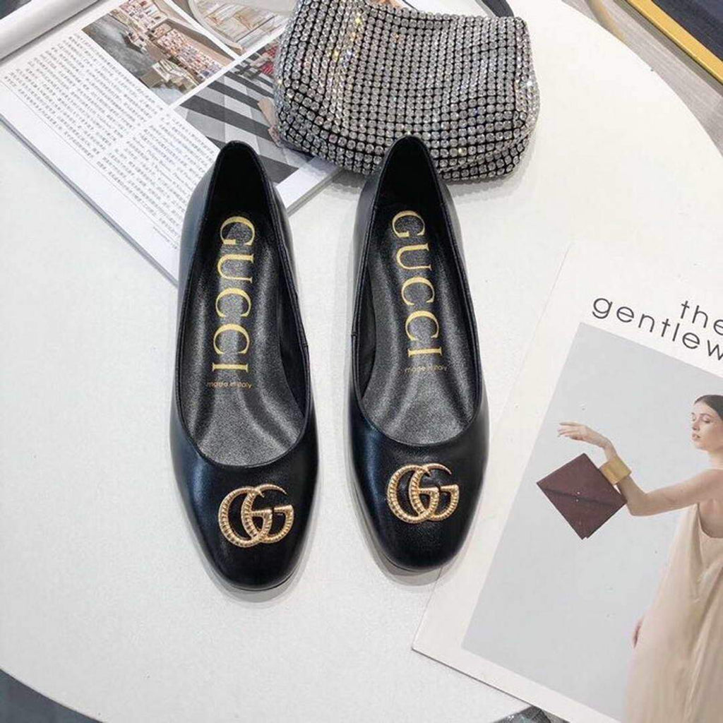 Gucci Loafers Fashion Gucci Sandals Women 81153 Black - luxibagsmall