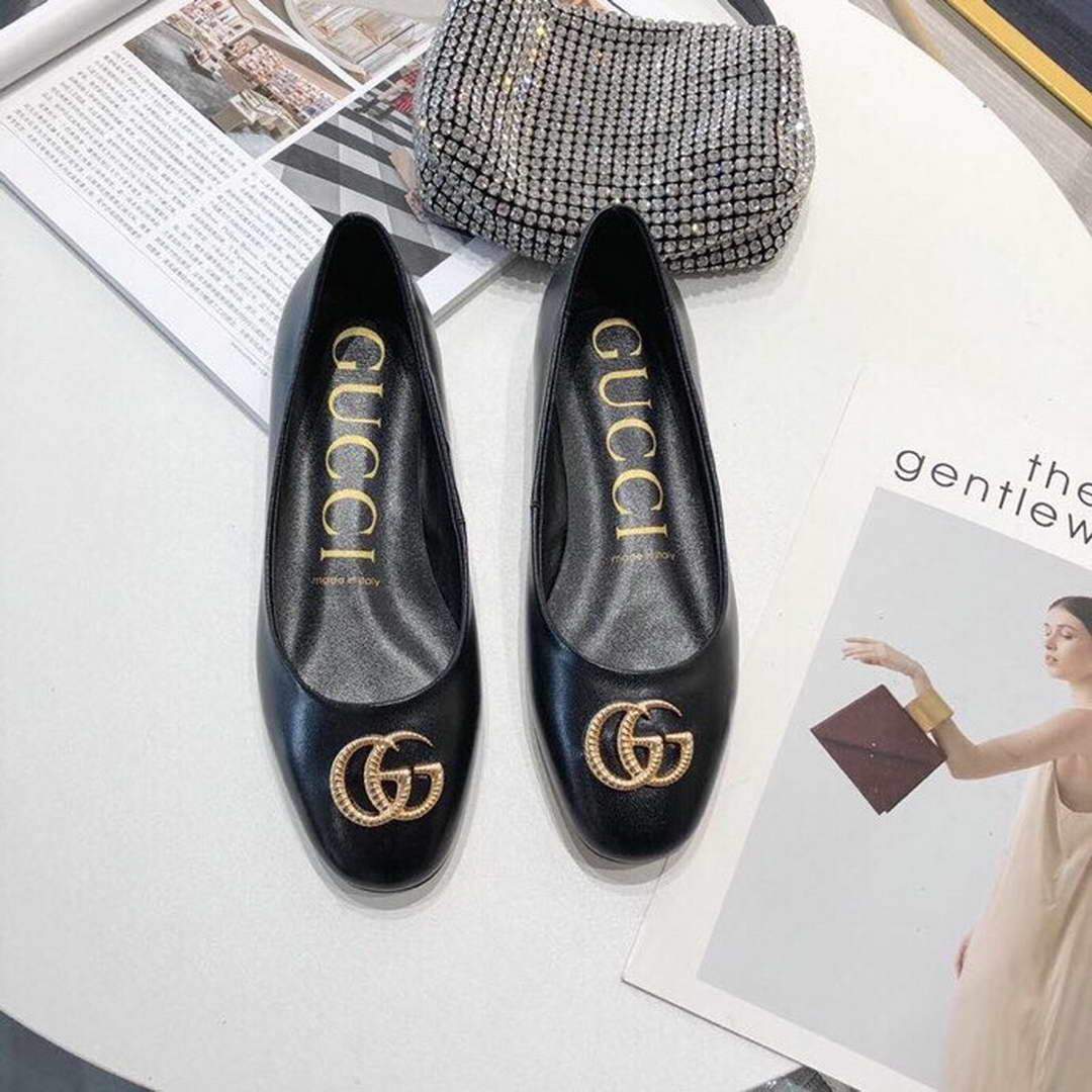 Gucci Loafers Fashion Gucci Sandals Women 81153 Black - luxibagsmall