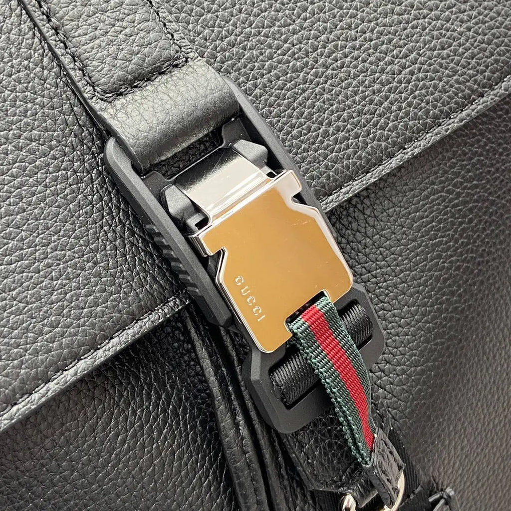 Gucci Medium backpack with Web 816750 Black