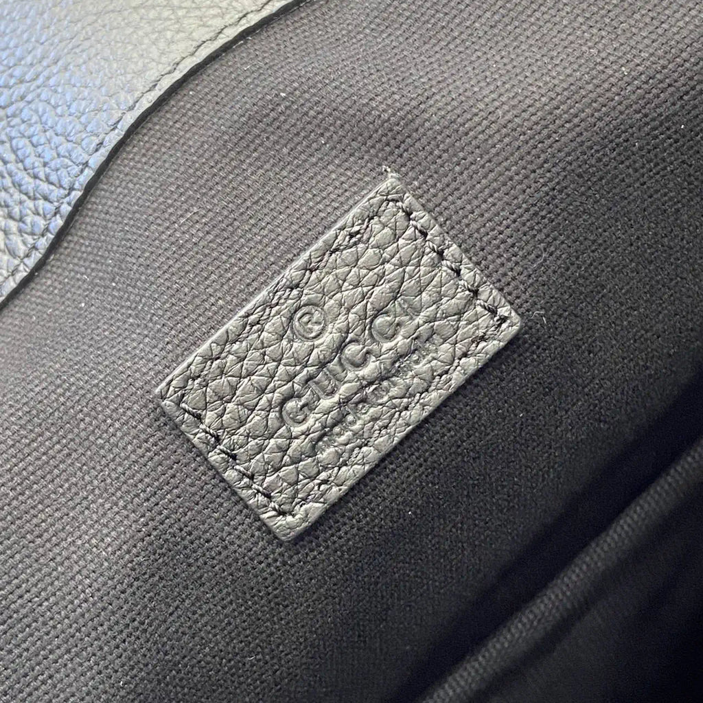 Gucci Medium backpack with Web 816750 Black