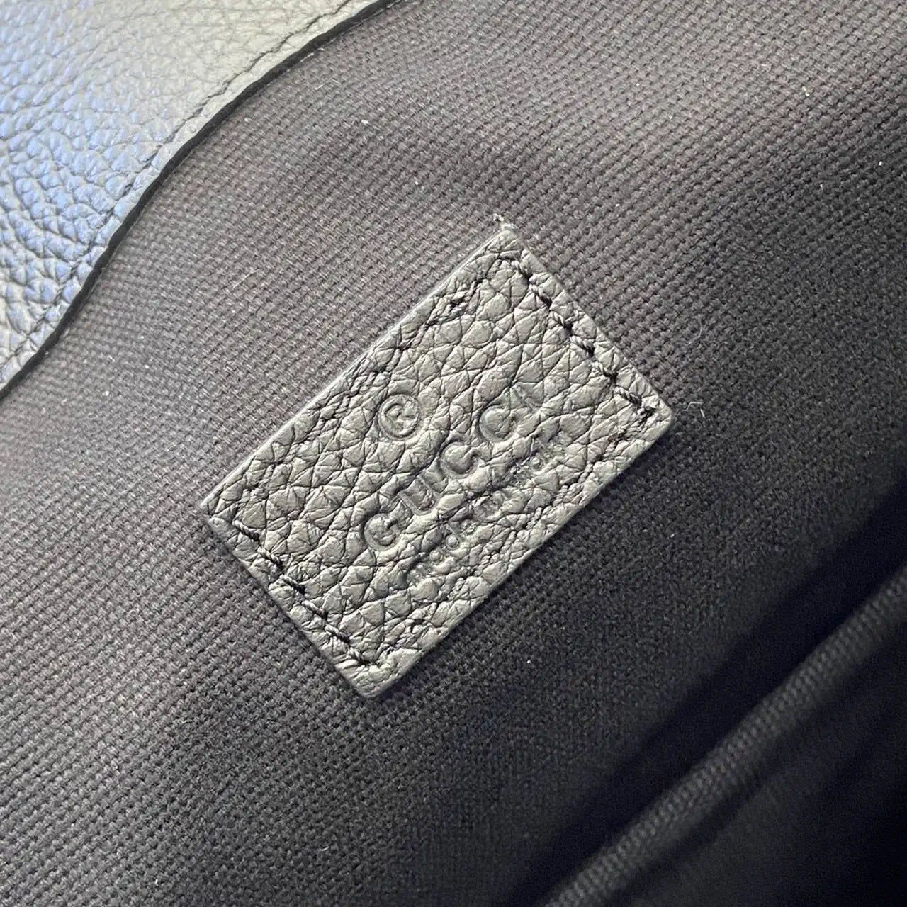 Gucci Medium backpack with Web 816750 Black