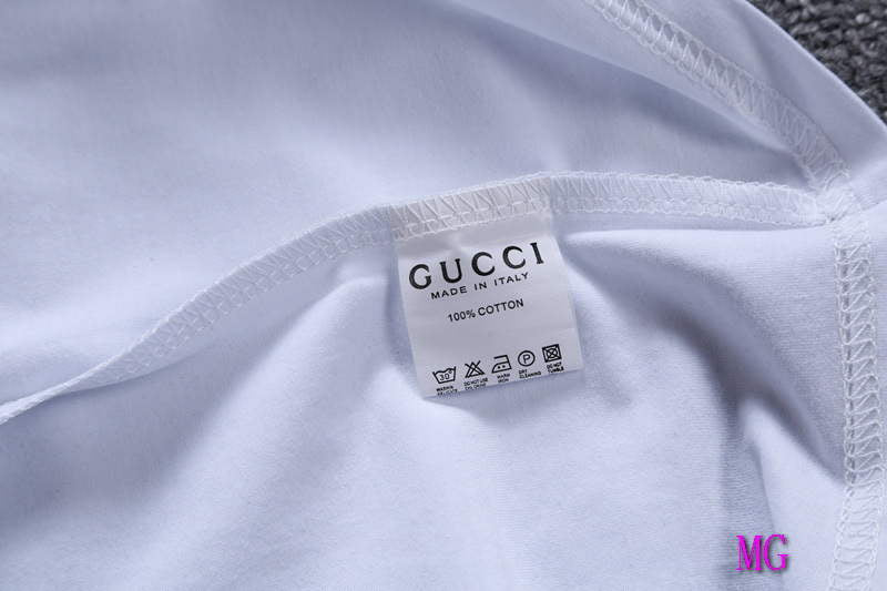 Gucci Men T-shirts Wholesale Gucci Short Sleeve Clothing G60870
