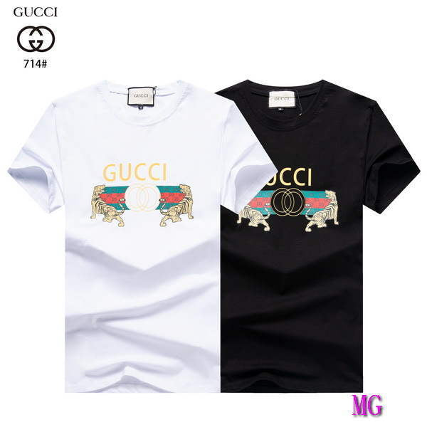 Gucci Men T-shirts Wholesale Gucci Short Sleeve Clothing G60880