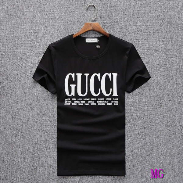 Gucci Men T-shirts Wholesale Gucci Short Sleeve Clothing G60871