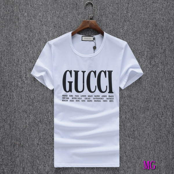 Gucci Men T-shirts Wholesale Gucci Short Sleeve Clothing G60872